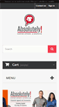 Mobile Screenshot of absolutelycustomapparel.com